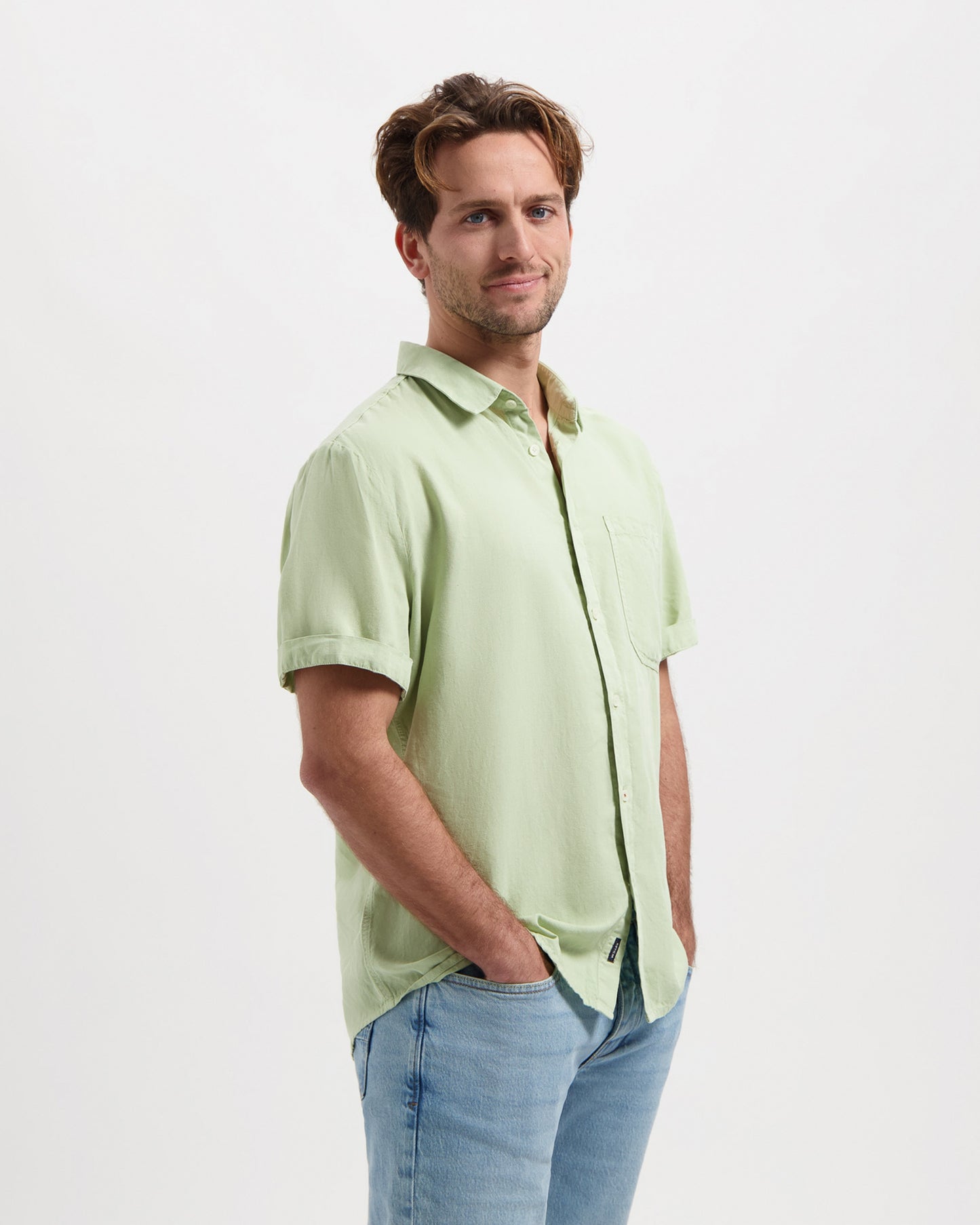 
                  
                    NOLAN Sage Green Shirt
                  
                