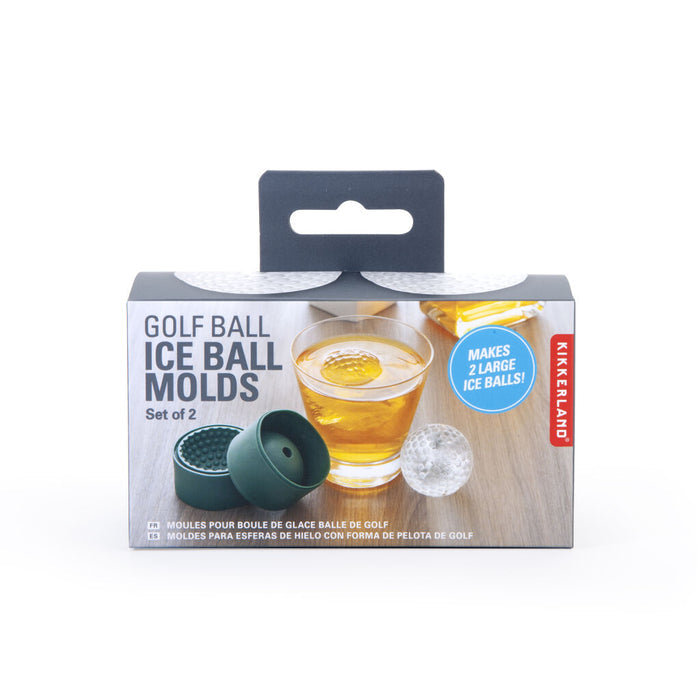 Golfball-Eiswürfelform Aus Silikon – Macht 6 Runde Eisbälle, Inkl. Trichter, Für Cocktails & Whisky