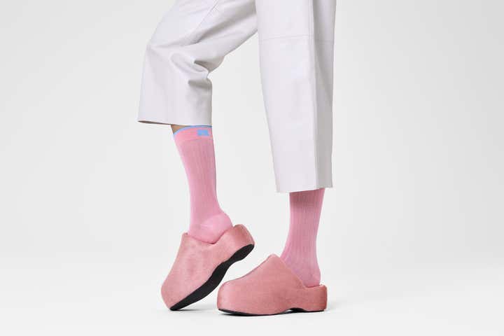 
                  
                    Light Pink Slinky Socks
                  
                