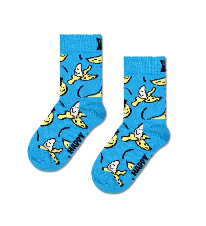 Turquoise Kids Banana Socks