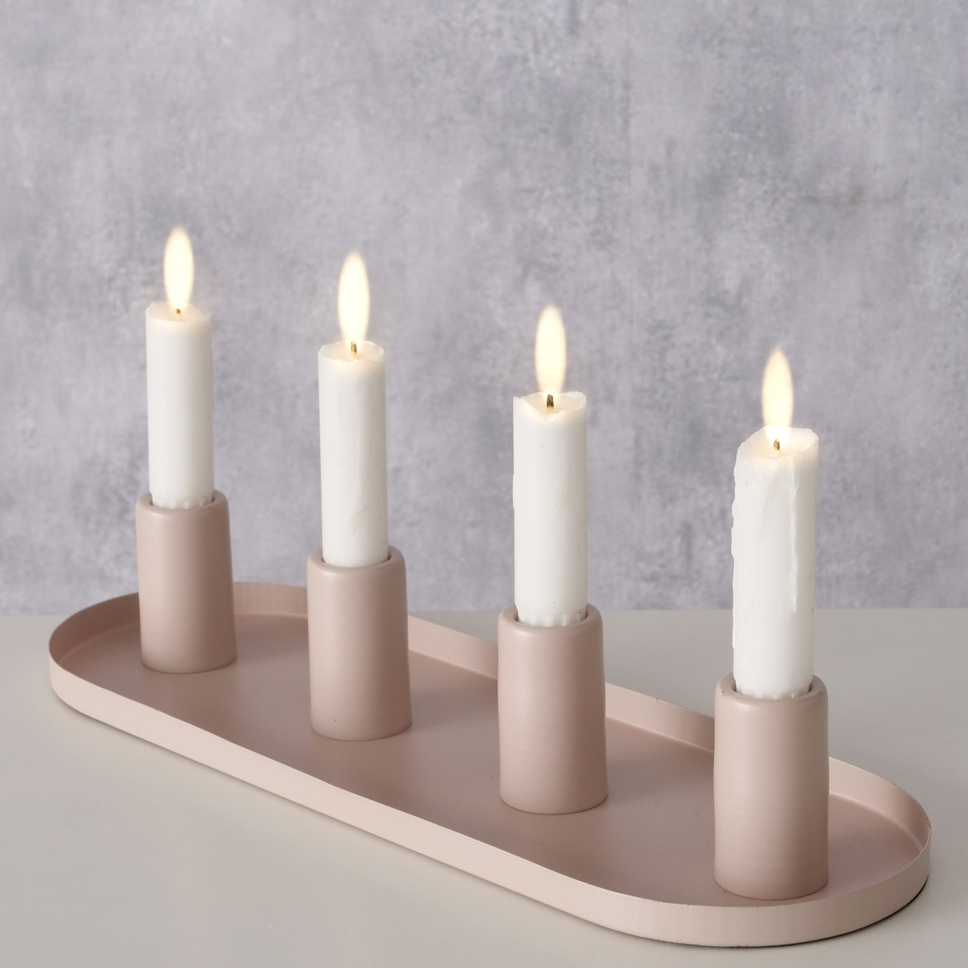 BALINA Beige Eisen Kerzenhalter – Victoria met Albert