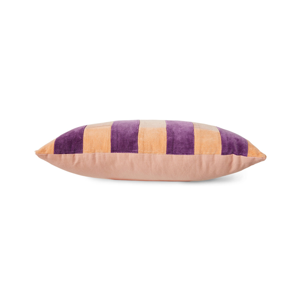 
                  
                    Purple Orange Striped Velvet Midsummer Cushion
                  
                