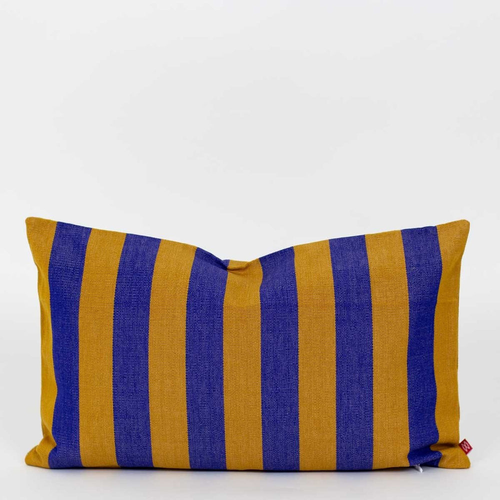 CARLA  Mustard Indigo Blue  Cushion