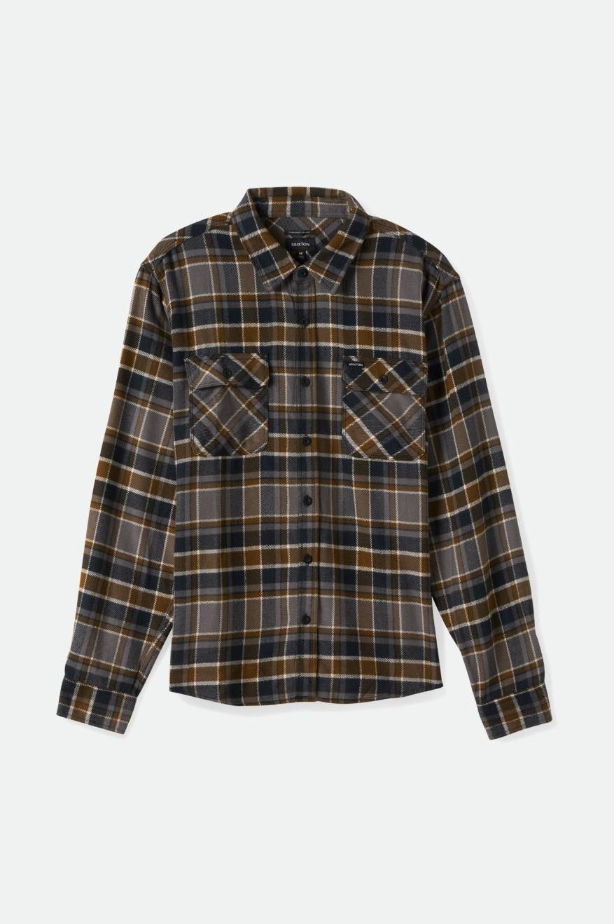 
                  
                    BOWERY Black Desert Palm Beige Flannel Shirt
                  
                