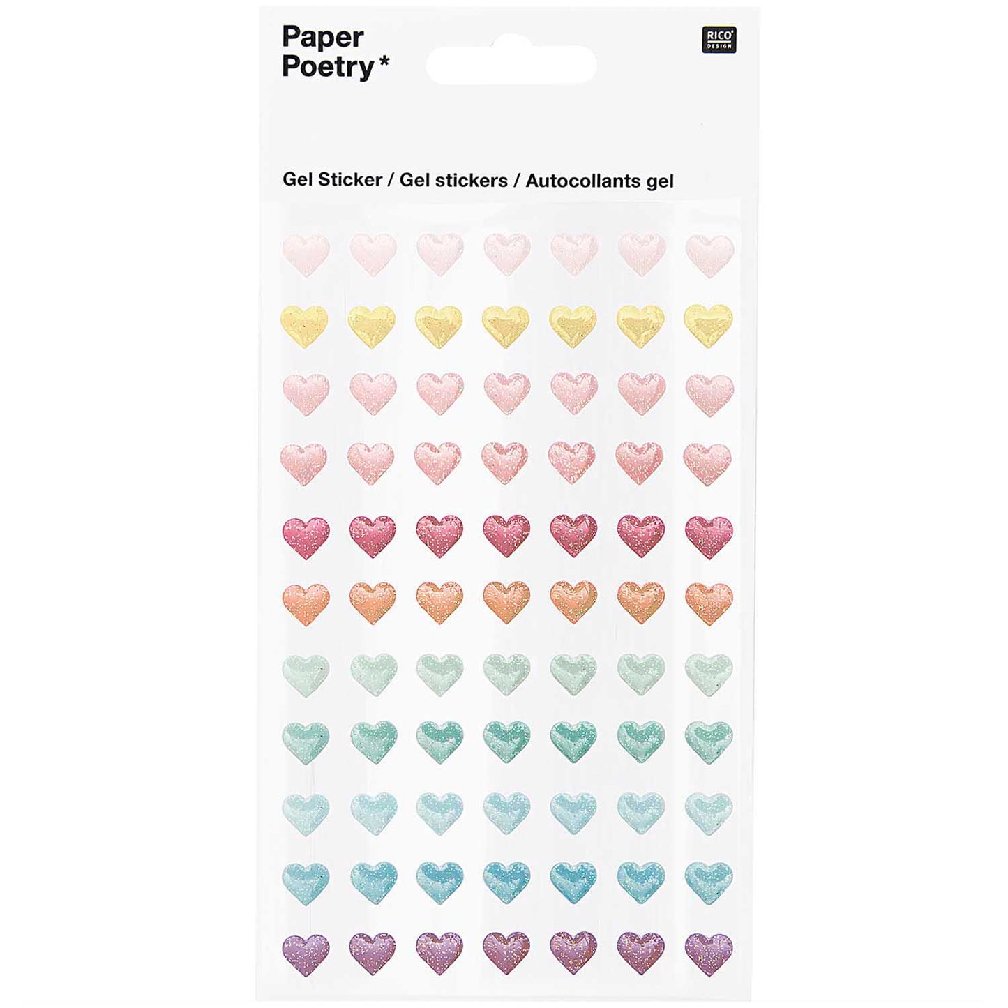 
                  
                    Gel Hearts Sticker
                  
                