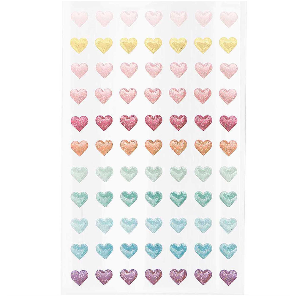 
                  
                    Gel Hearts Sticker
                  
                