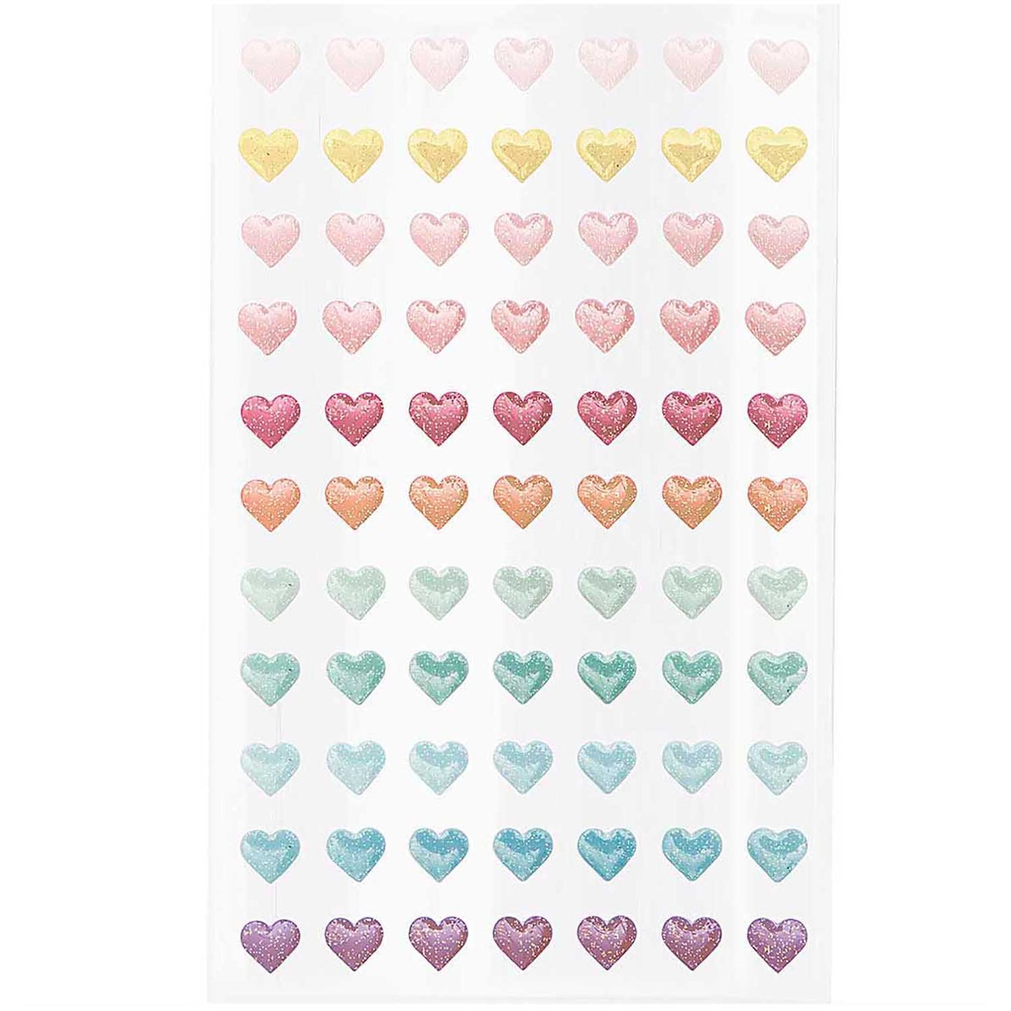 
                  
                    Gel Hearts Sticker
                  
                