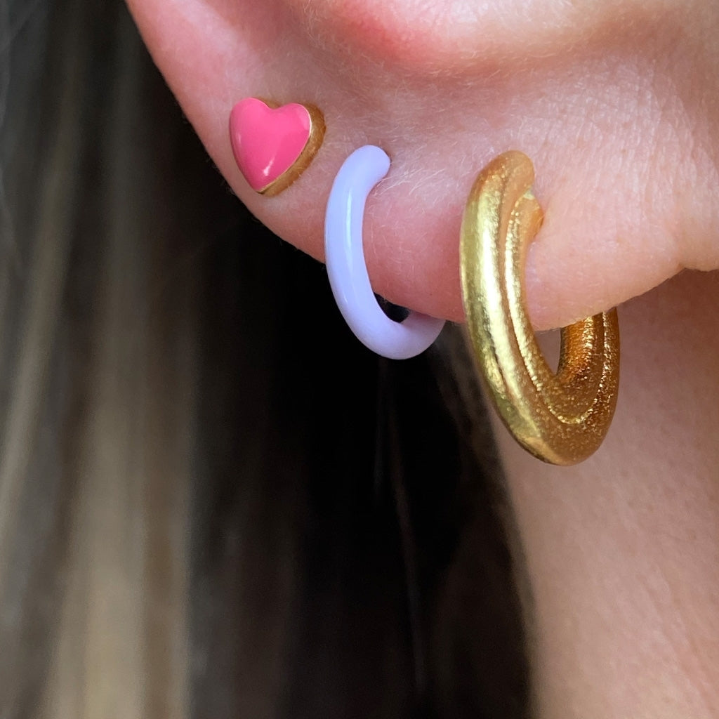 
                  
                    Purple Color Hoop Earring
                  
                