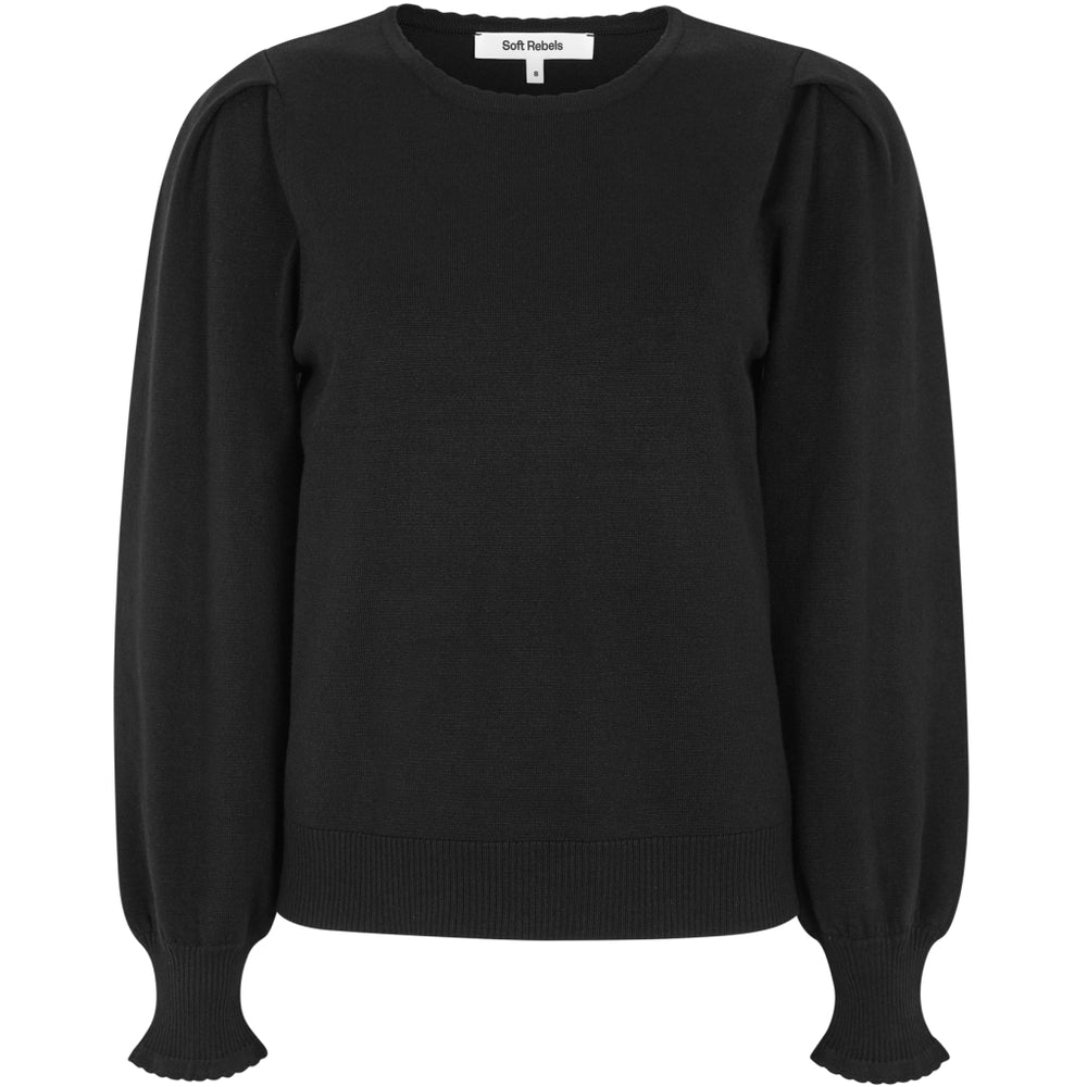 SRANALIA Black Knit Jumper