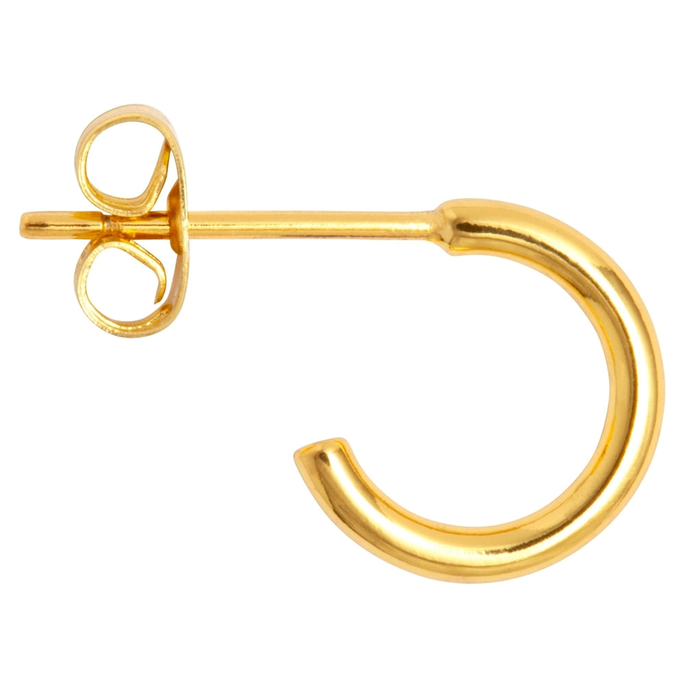 Gold Plated Color Hoop Earring