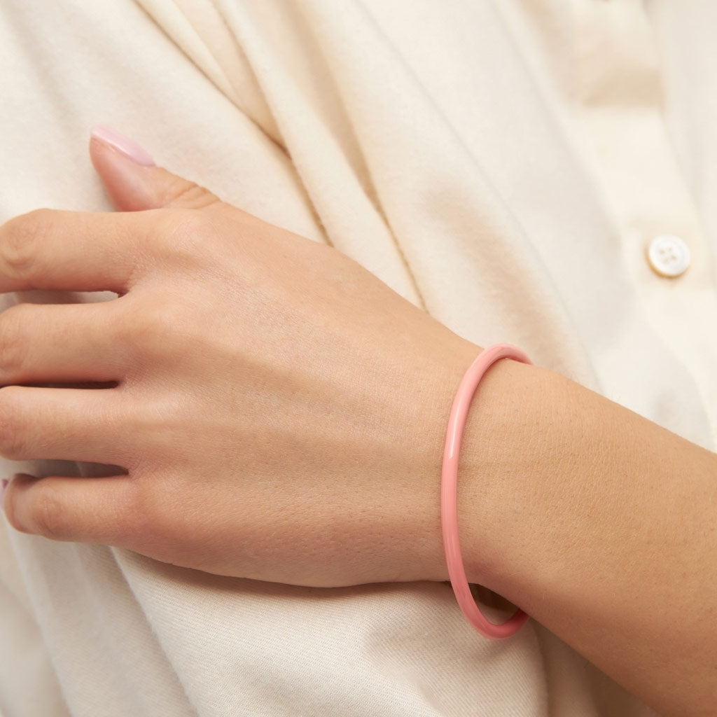 
                  
                    Burnt Coral Color Bangle
                  
                