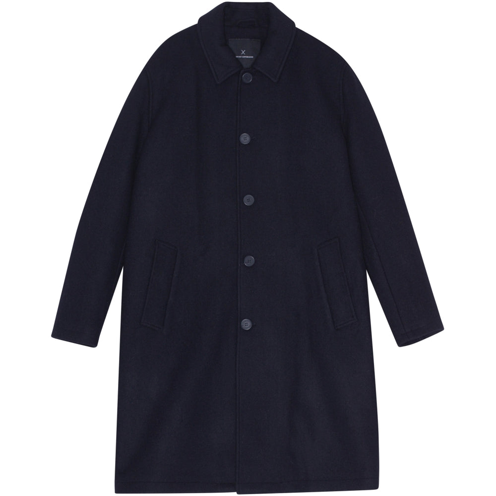 CARLOS Navy Coat
