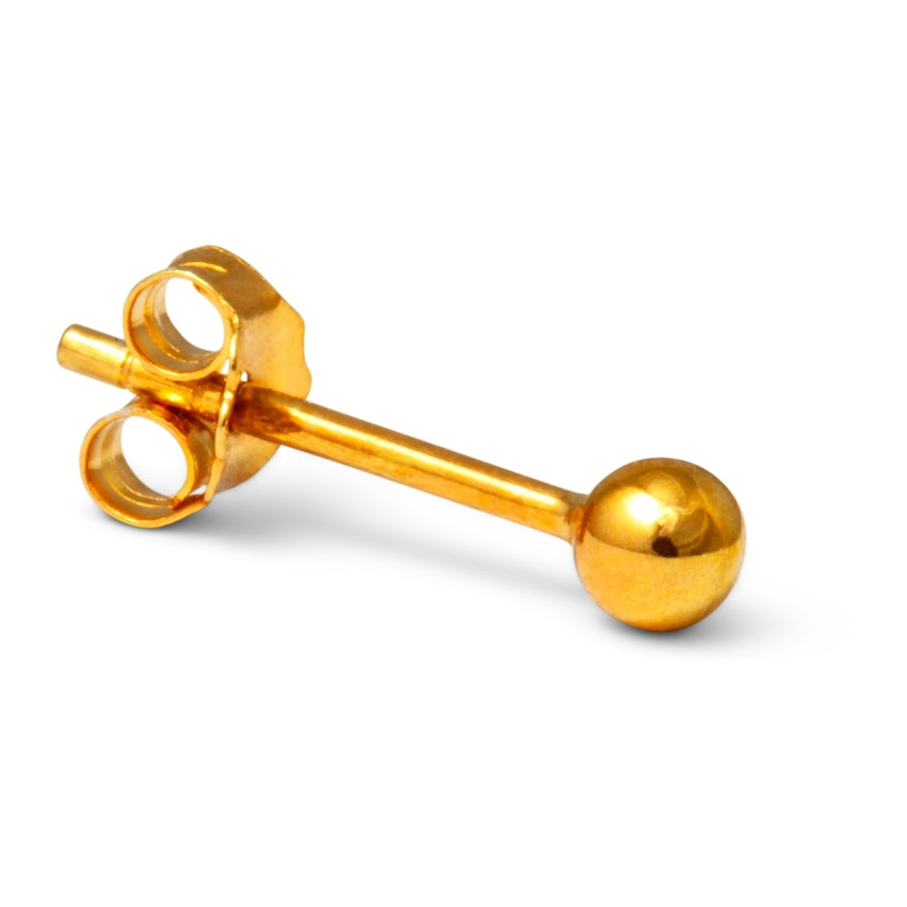 
                  
                    Gold Plated Ball Earring
                  
                
