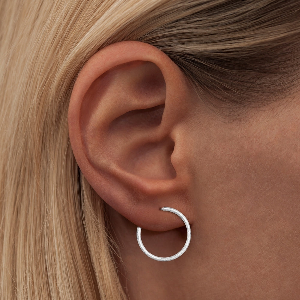 
                  
                    Medium Silver Non Hoops Earring Set Of 2
                  
                