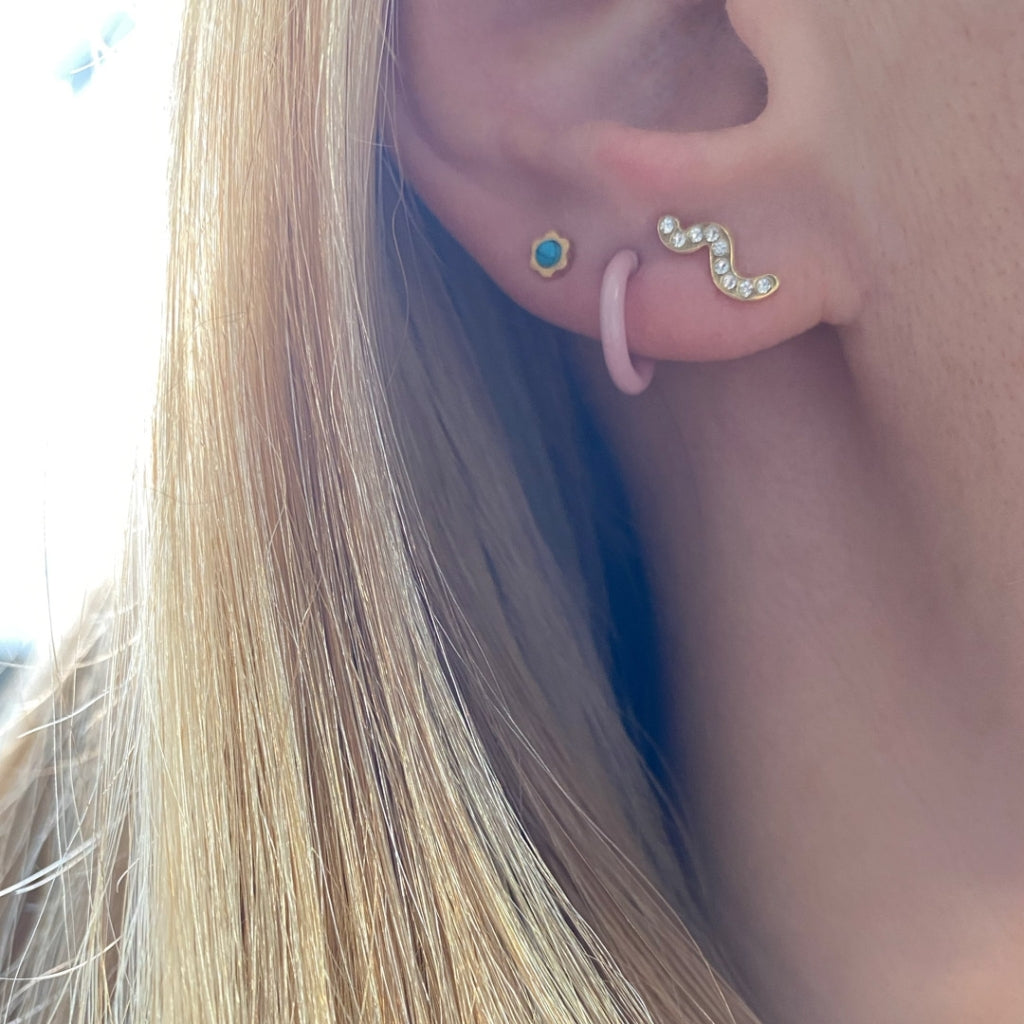 
                  
                    Light Pink Color Hoop Earring
                  
                