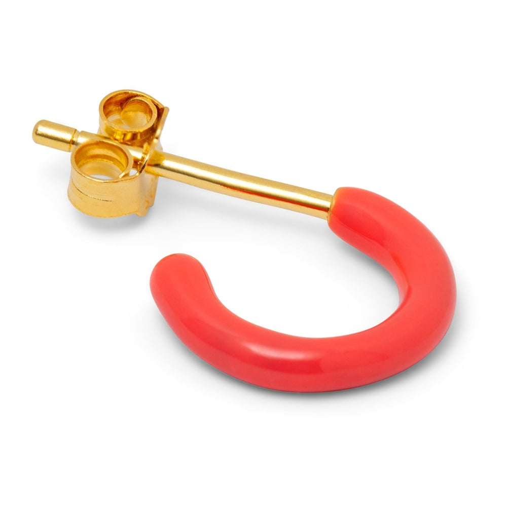 
                  
                    Coral Color Hoop Earring
                  
                