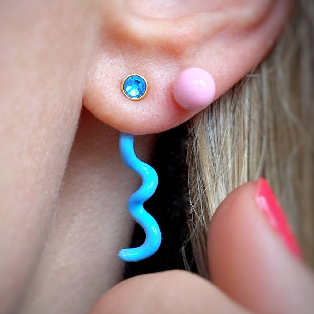 
                  
                    Blue Bling Crystal Earring
                  
                