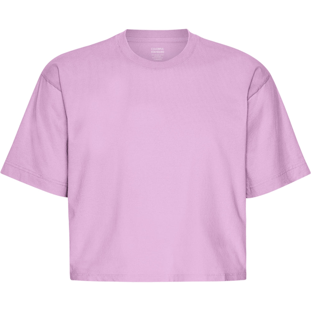 Cherry Blossom Organic Boxy Crop T-Shirt