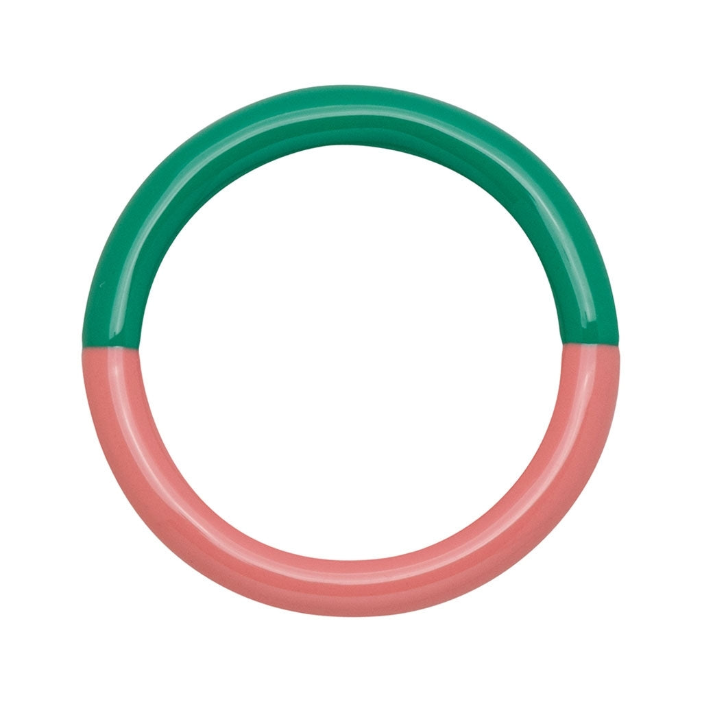 
                  
                    Light Green Burnt Coral Double Color Ring
                  
                