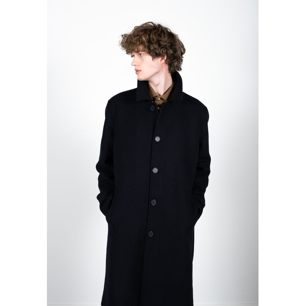 
                  
                    CARLOS Navy Coat
                  
                