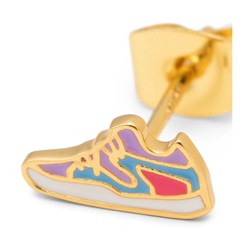 
                  
                    Gold Plated Sneaker Earring
                  
                
