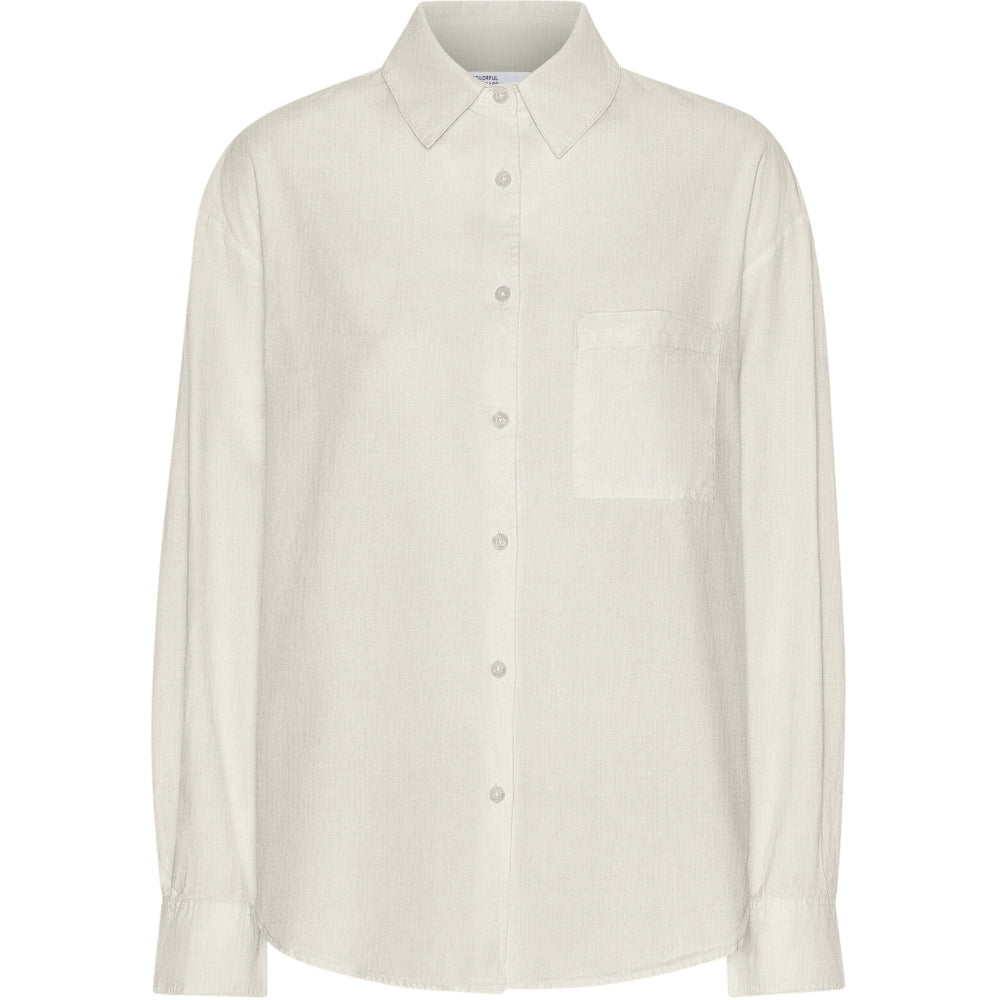 Ivory White Organic Oversized Shirt