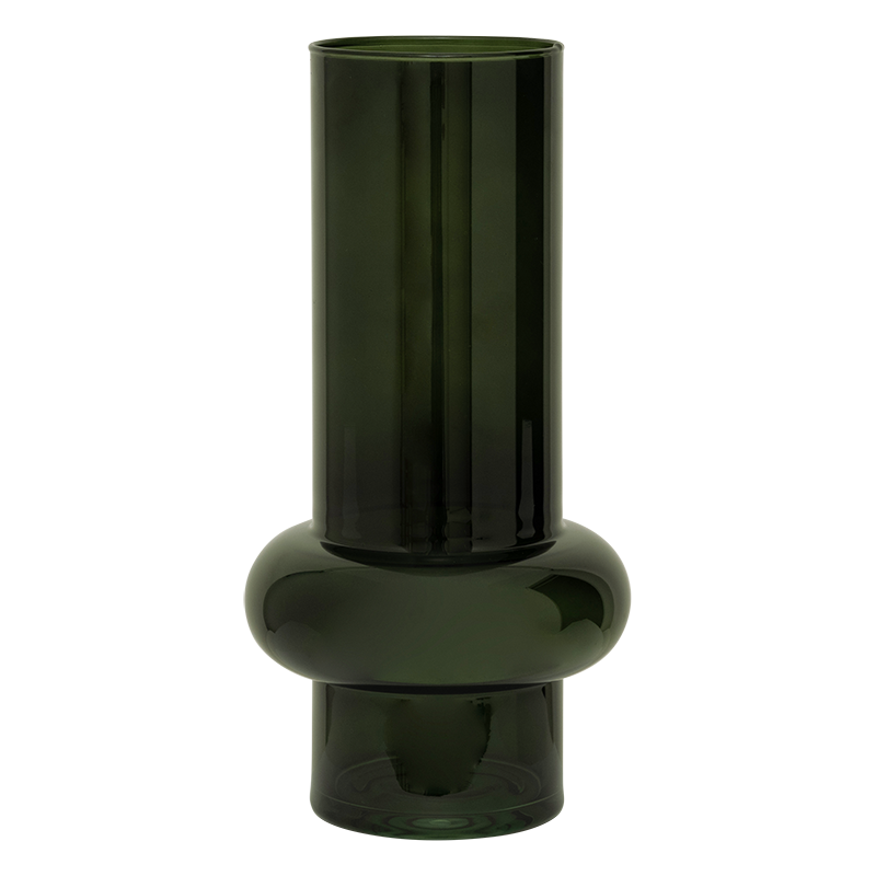 
                  
                    Green Tummy Riffle Vase
                  
                