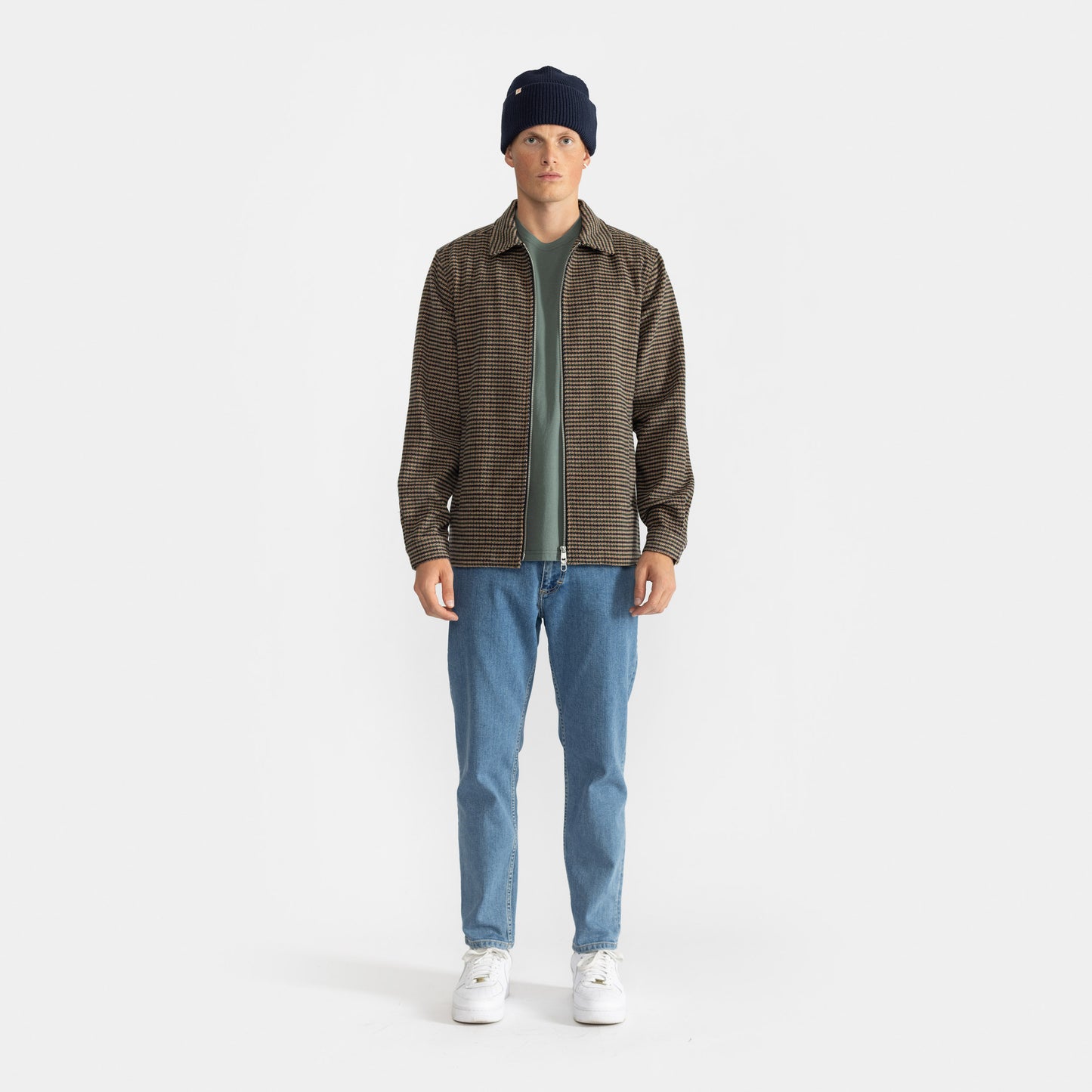 
                  
                    Green Zipped Over Shirt
                  
                
