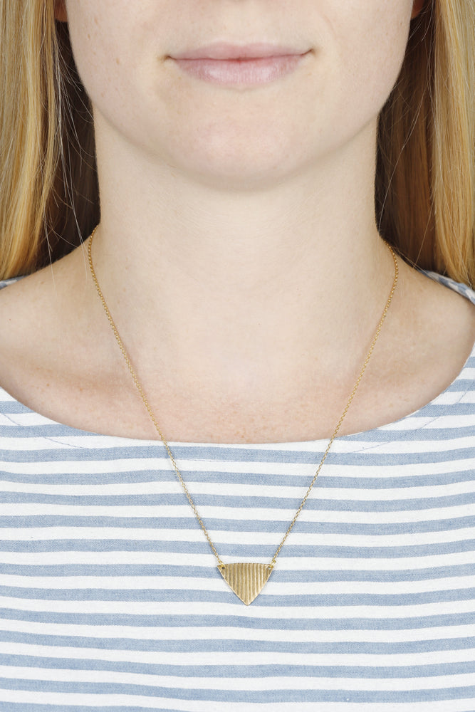 
                  
                    Structured Triangle Necklace
                  
                