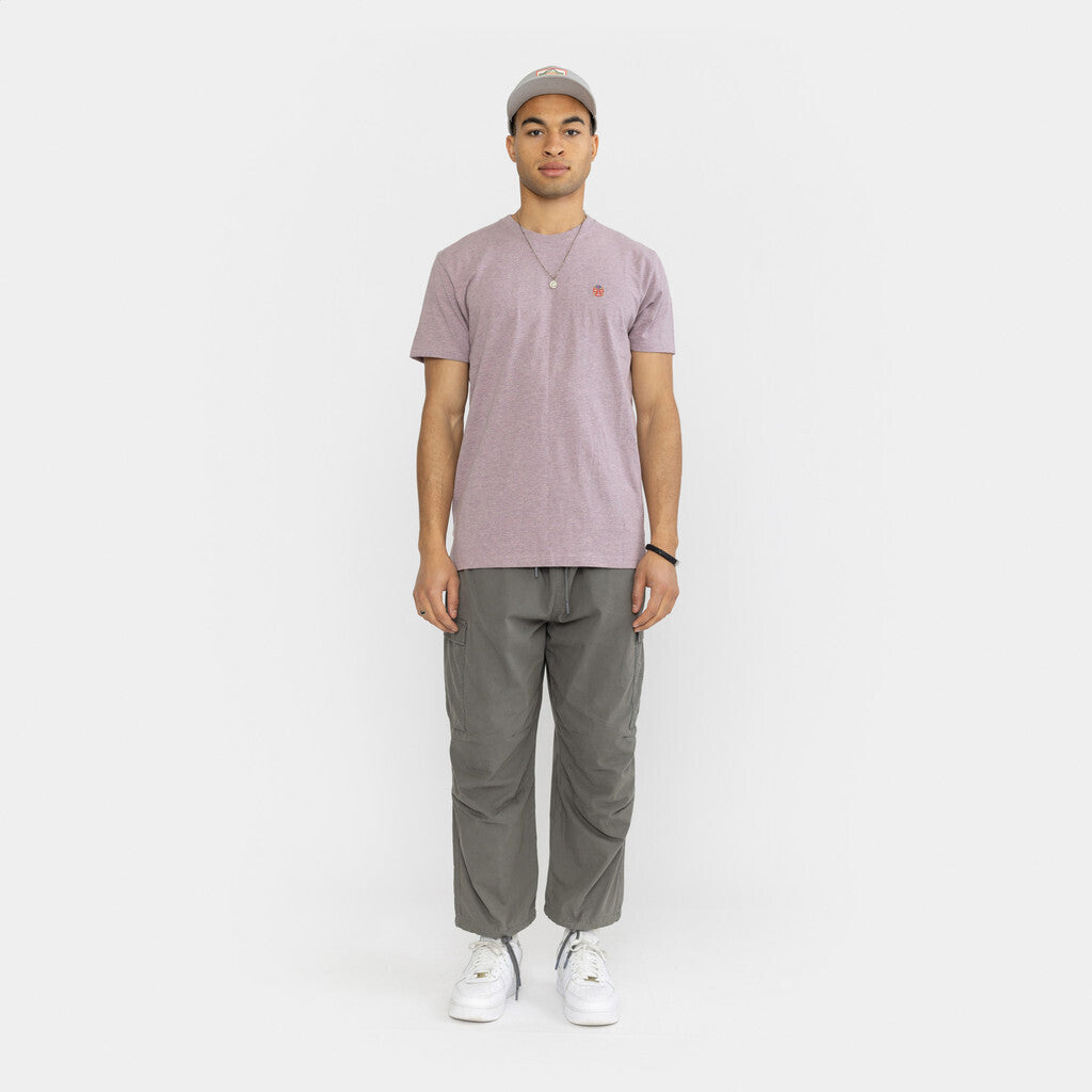 
                  
                    Purple-Melange Regular T-Shirt
                  
                