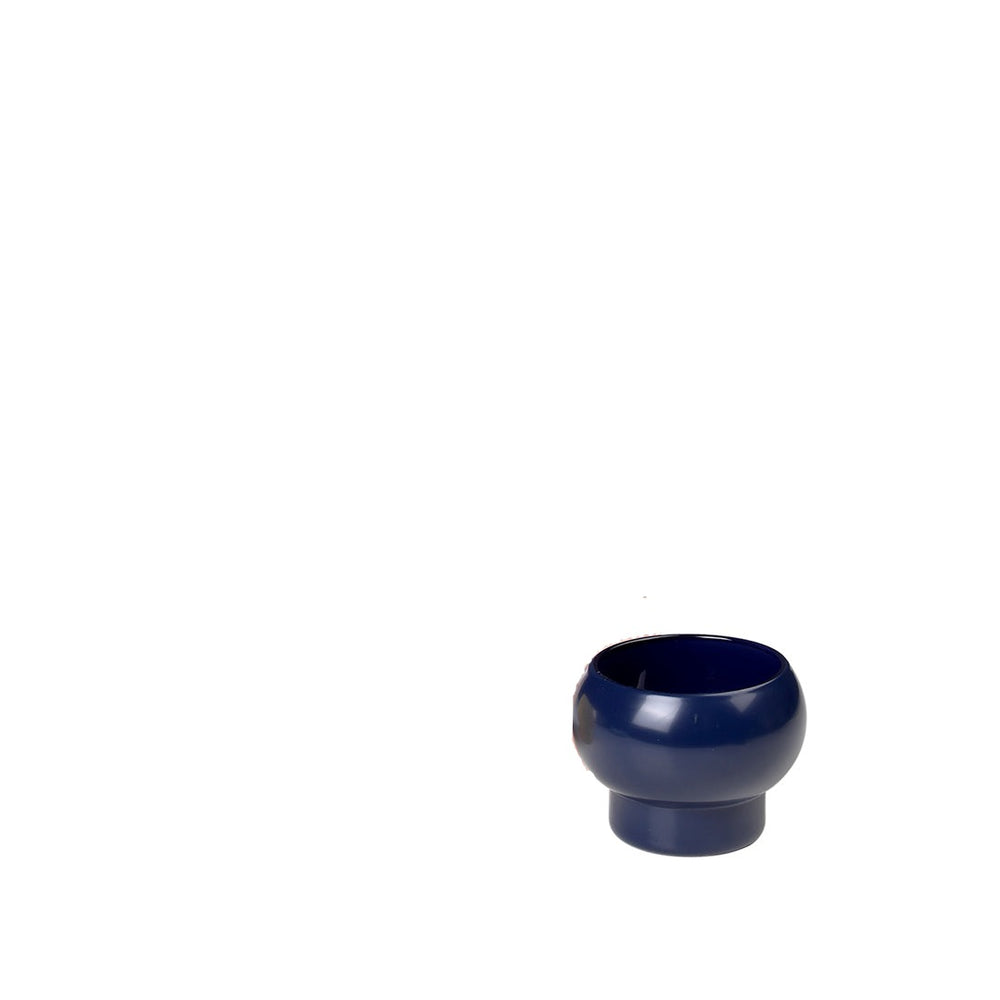 AGATE Blauer Teelichthalter