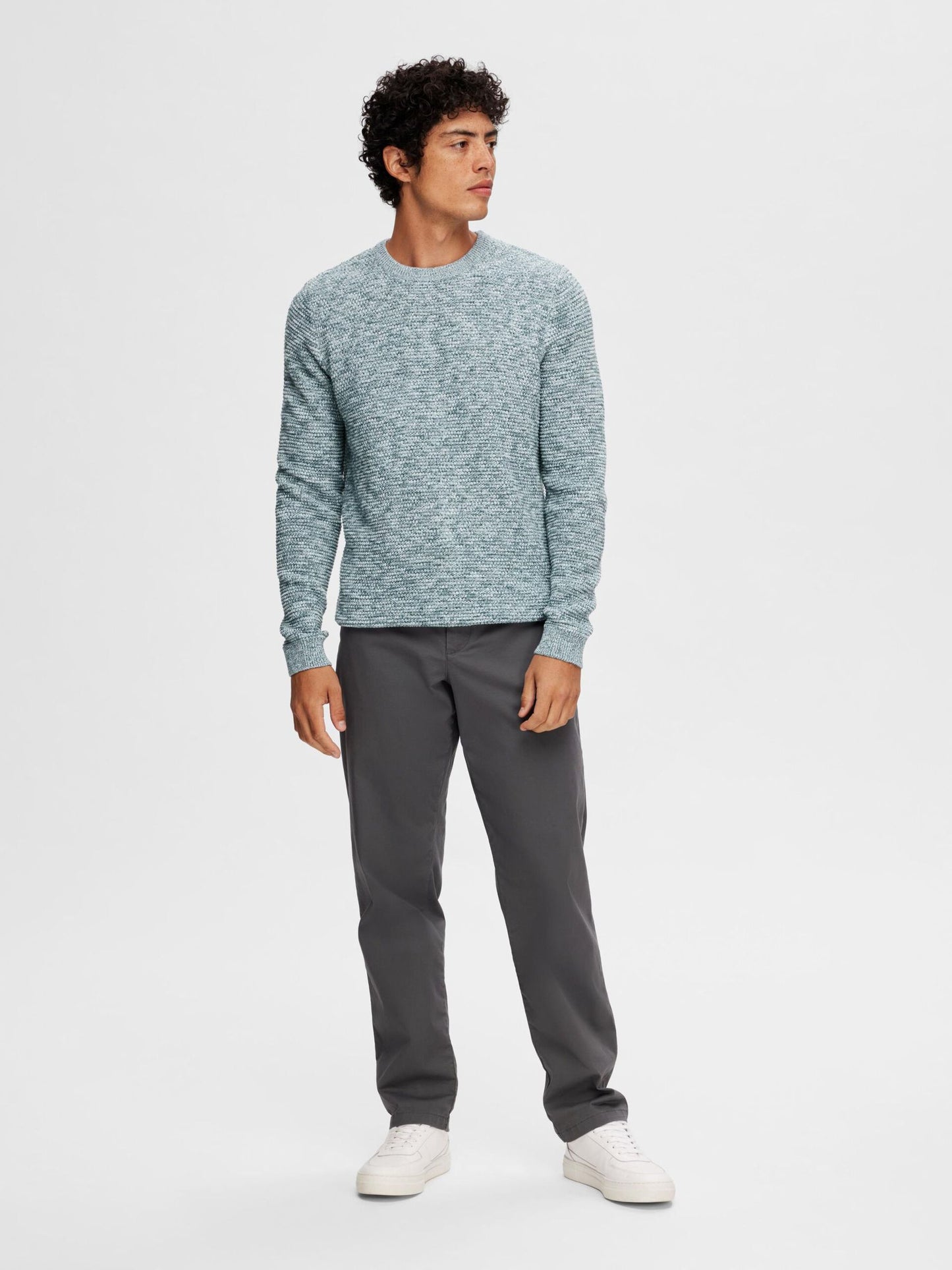 
                  
                    SLHVINCE Cashmere Blue Bering Sea Twist Jumper
                  
                