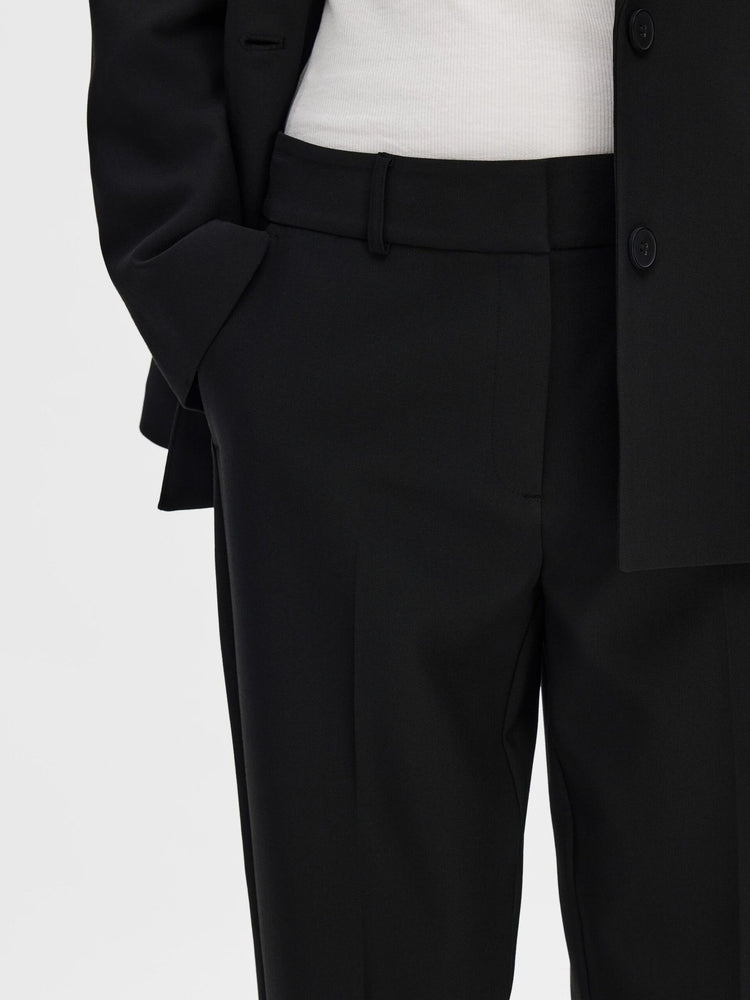 
                  
                    SLFRITA-RIA Black Cropped Trousers
                  
                
