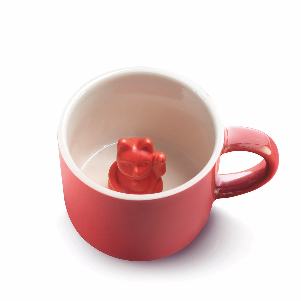 MANEKI NEKO Red Animal Mug