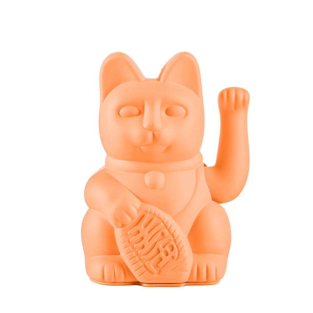 Peach Lucky Cat Ornament