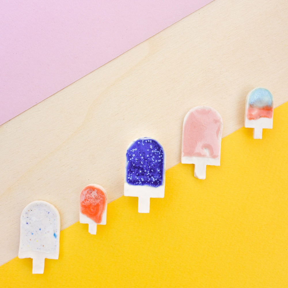 Discodip Popsicle Porzellan Halskette