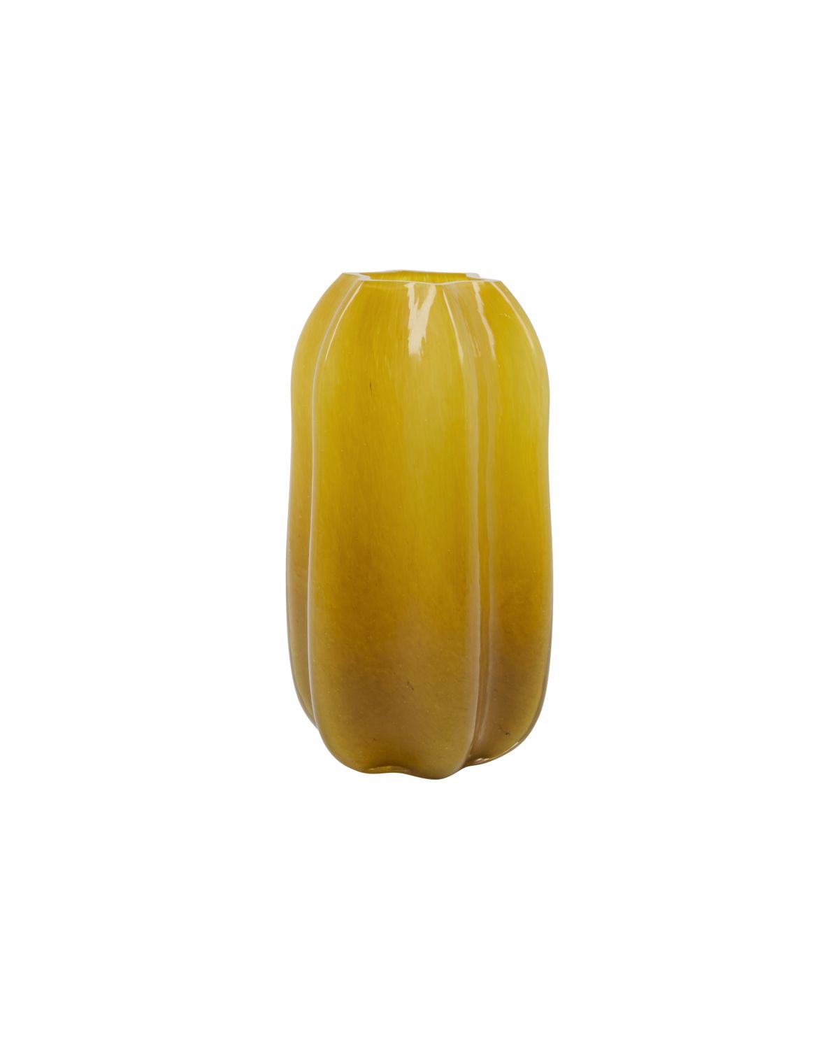 
                  
                    NIXI Bernsteinfarbene Glasvase
                  
                