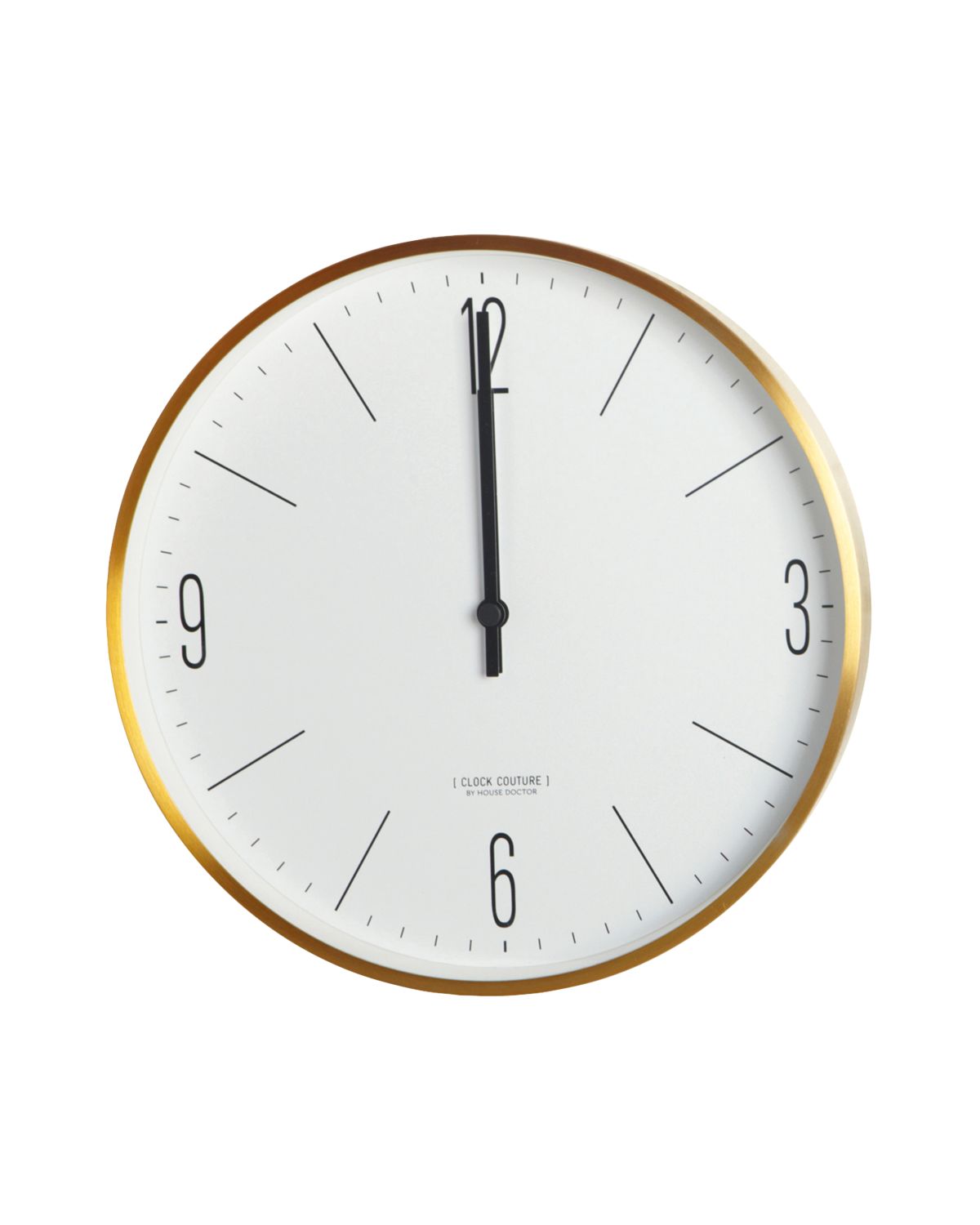 
                  
                    White Gold Wall Couture Clock
                  
                
