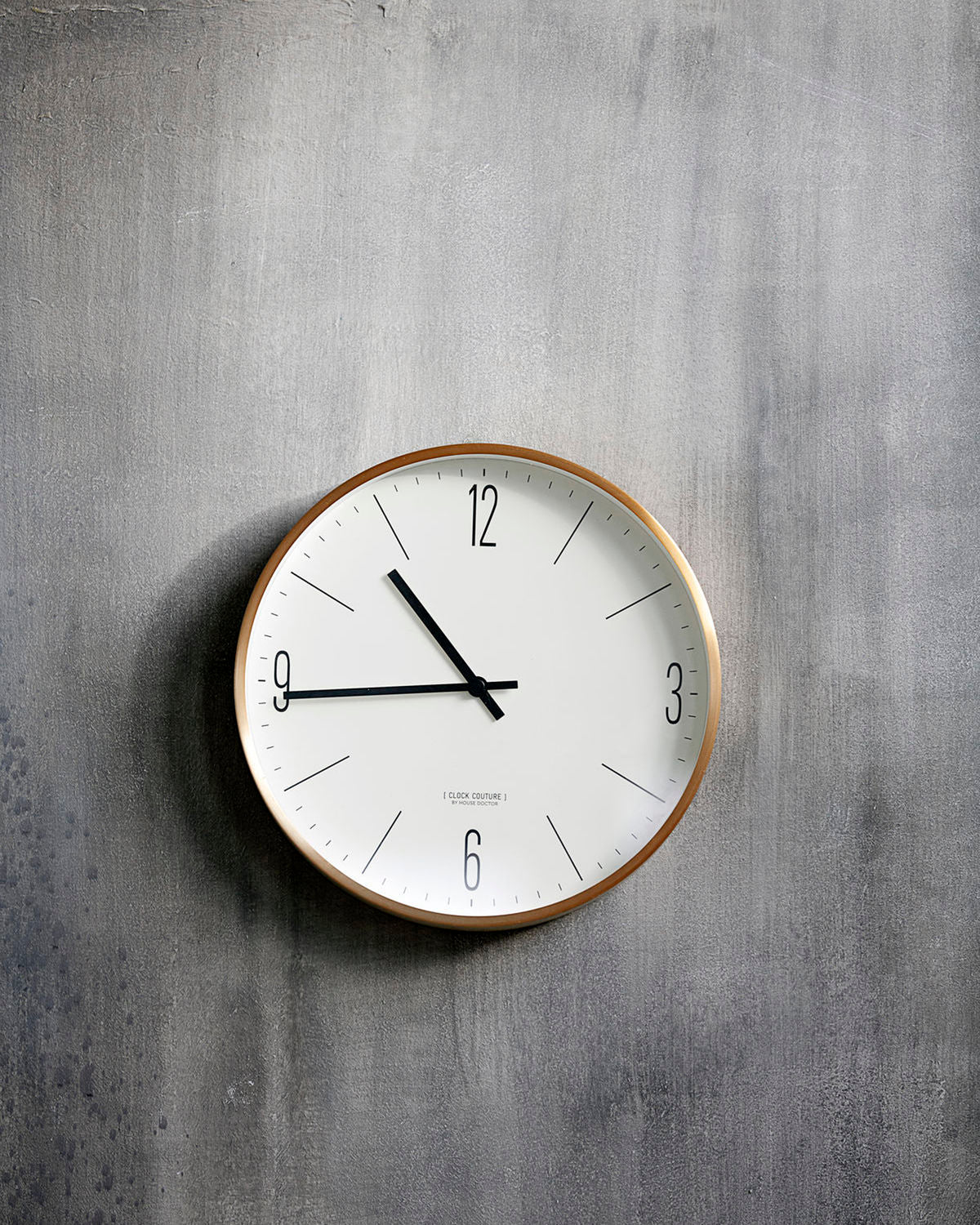
                  
                    White Gold Wall Couture Clock
                  
                