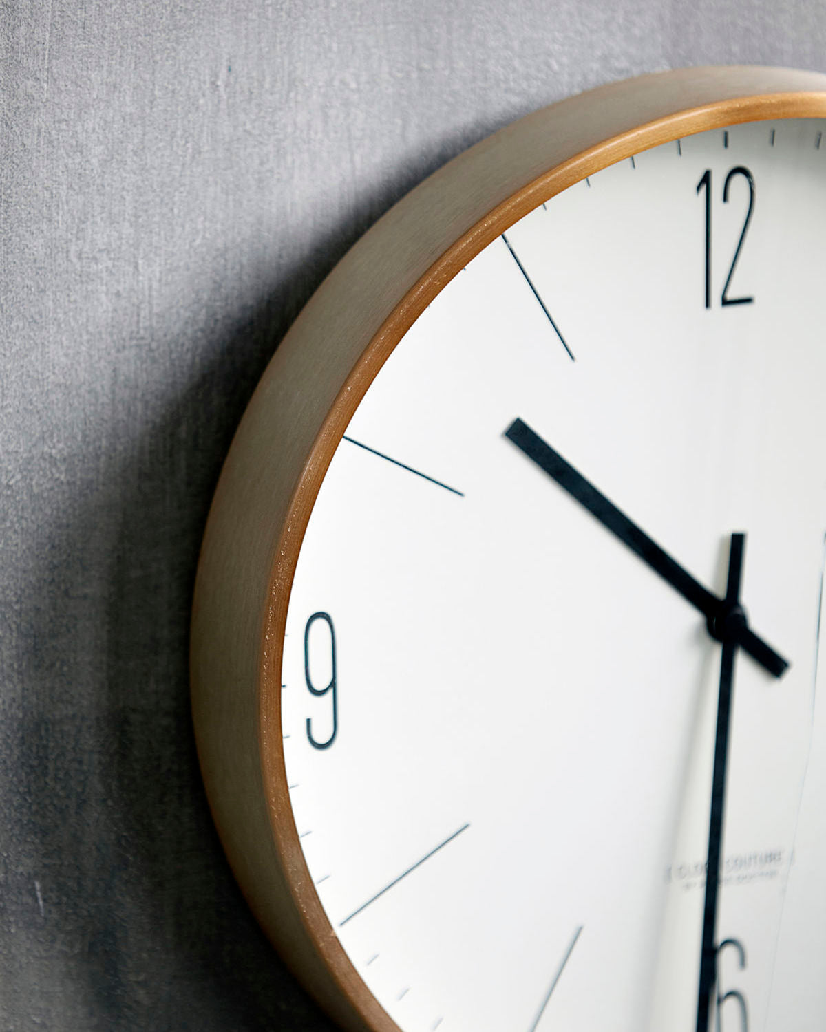 
                  
                    White Gold Wall Couture Clock
                  
                
