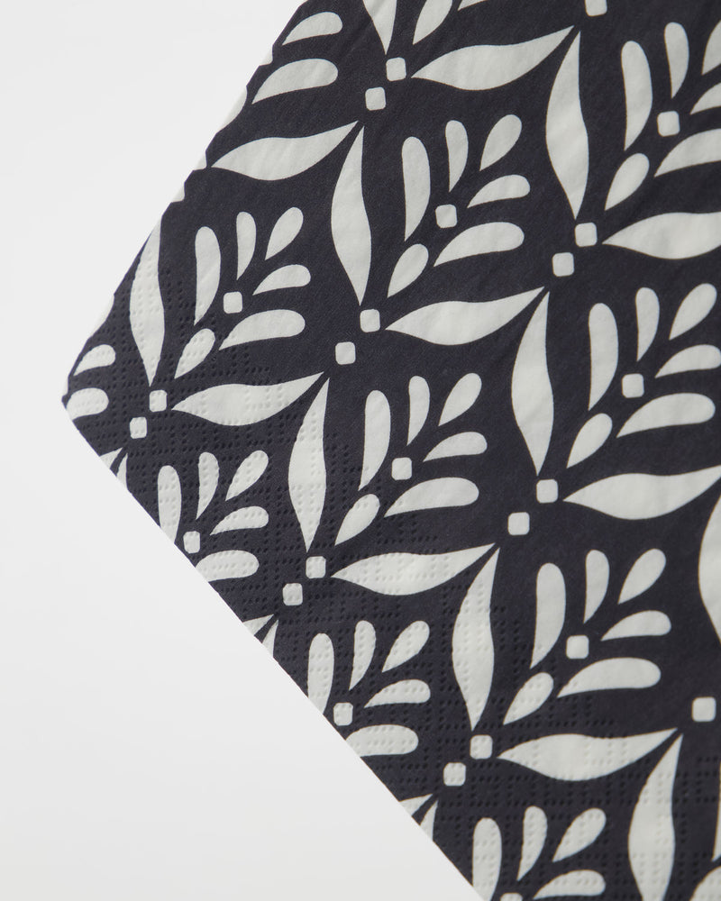 
                  
                    MENTO Black Napkin Set Of 40
                  
                