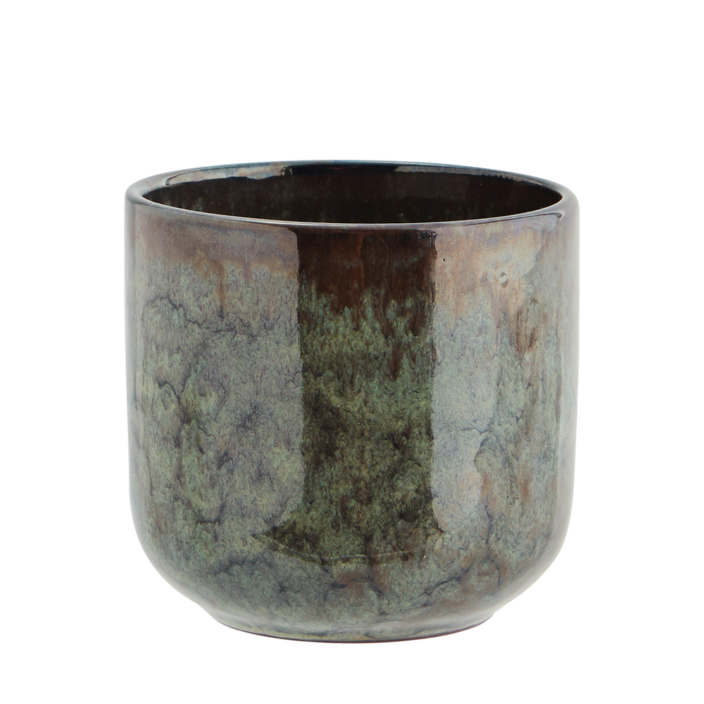 
                  
                    Light Green Brown Stoneware Cup
                  
                