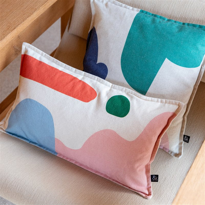 
                  
                    Green Collage Square Cushion
                  
                