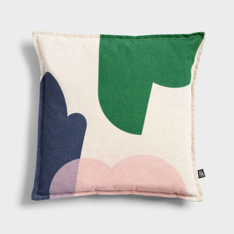 
                  
                    Green Collage Square Cushion
                  
                