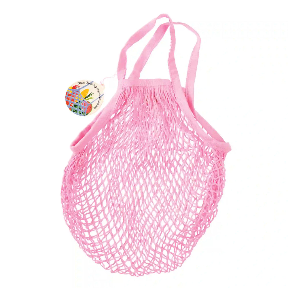 Baby Pink Cotton Net Bag