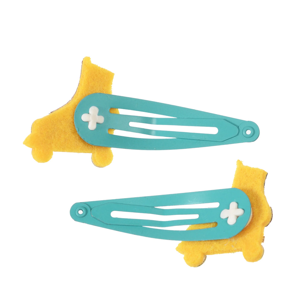 
                  
                    Rollschuh Glitzer Haarspange 2er Set
                  
                