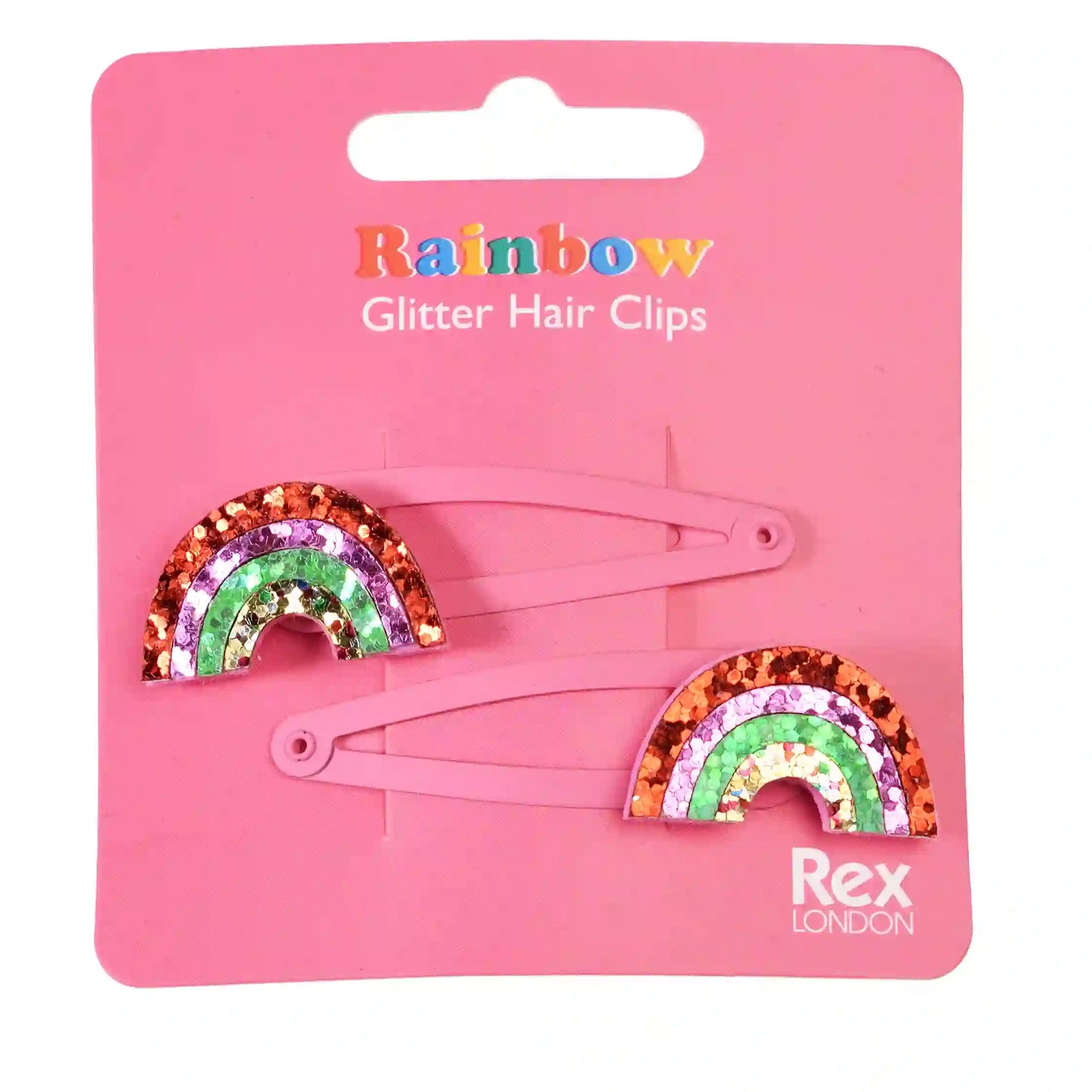 
                  
                    Rainbow Glitter Hair Clip Set Of 2
                  
                