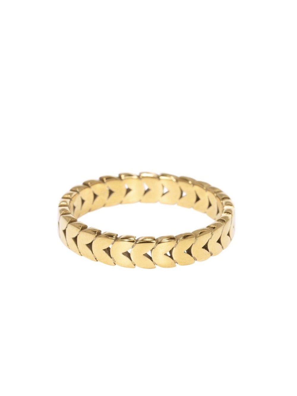 Gold Leaves Ring