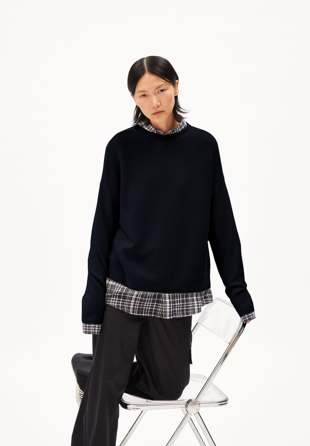 MERINAA LINKS LINKS Weiter Pullover „Night Sky“