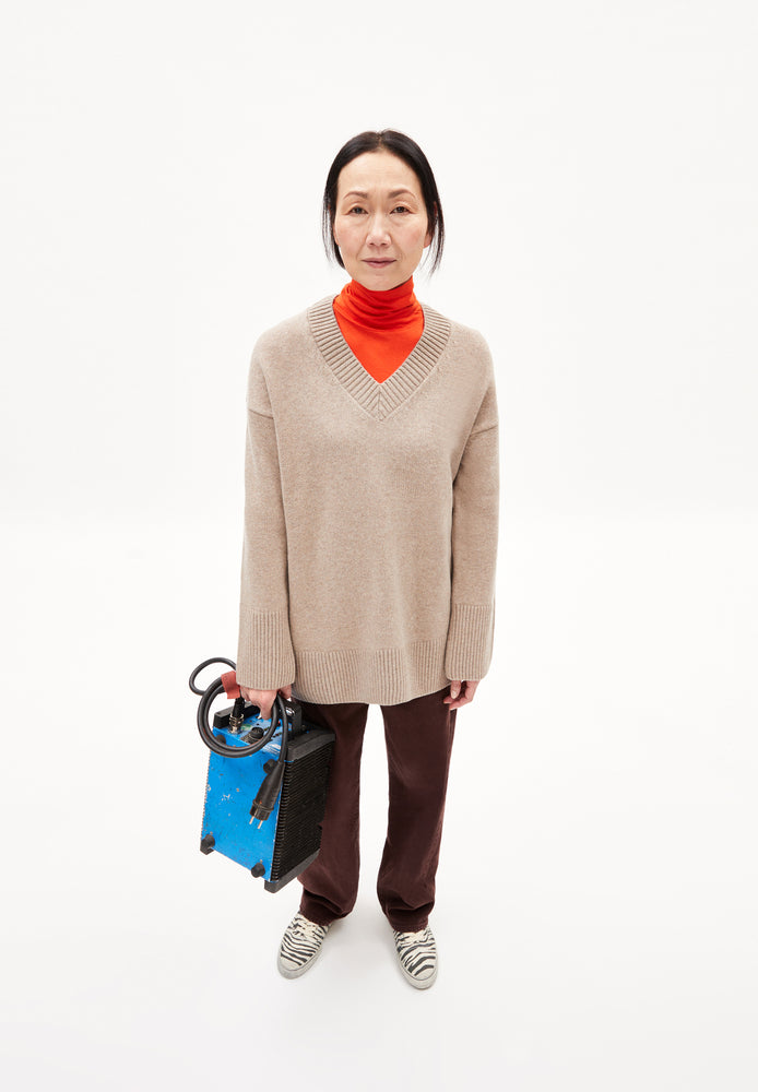 
                  
                    CARDAA Dark Caramel Melange Jumper
                  
                
